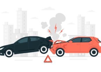 Автомобиль-перевернулся-на-бок-в-ДТП-в-центре-Донецка