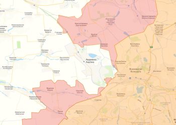 Карта боевых действий в Авдеевке