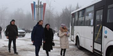 Новые автобусы вышли на дороги Харцызска