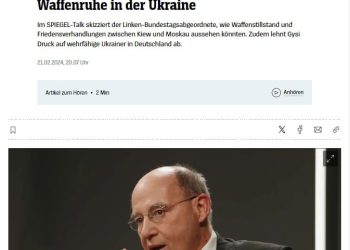 Депутат бундестага Гизи предложил план переговоров между Москвой и Киевом Депутат бундестага Гизи предложил план переговоров между Москвой и Киевом