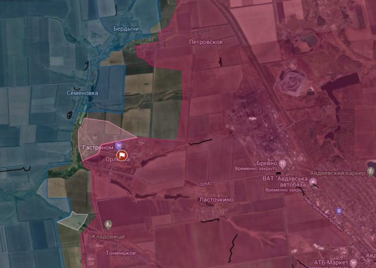 ВСУ продолжают отступление на авдеевском направлении