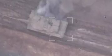 В боях за Авдеевку ВС РФ захватили современный Leopard 2A6 В боях за Авдеевку ВС РФ захватили современный Leopard 2A6