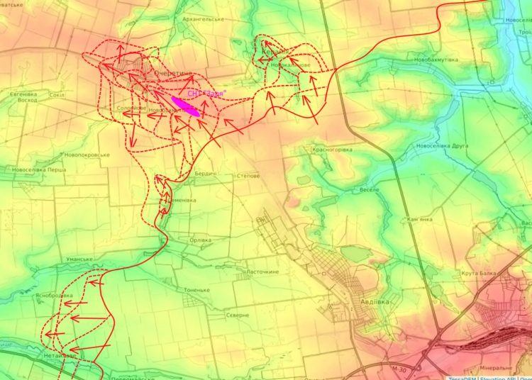 Российская армия окружает группировку ВСУ в Керамике