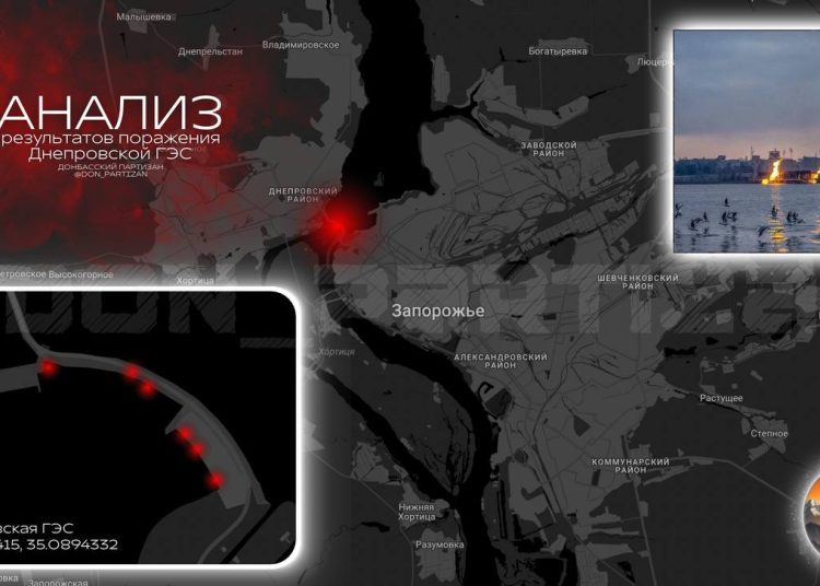 ДнепроГЭС разрушена не полностью и может вырабатывать энергию ДнепроГЭС разрушена не полностью и может вырабатывать энергию