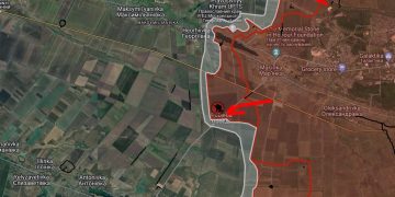 На юге от Донецка ВС РФ широким фронтом продвинулись на 1,5 км