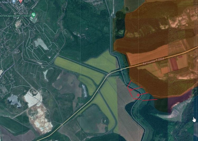 Десантники форсировали канал и вступили в бой в Часов Яре