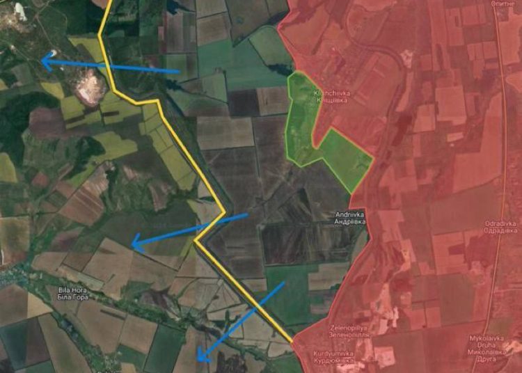 ВСУ отошли за канал Северского Донца после потери высот у Клещеевки ВСУ отошли за канал Северского Донца после потери высот у Клещеевки