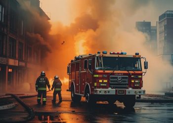 МЧС в ЛНР приступили к тушению пожара в Краснодоне