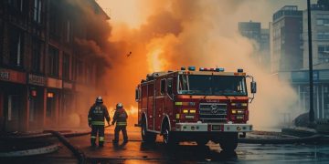 МЧС в ЛНР приступили к тушению пожара в Краснодоне