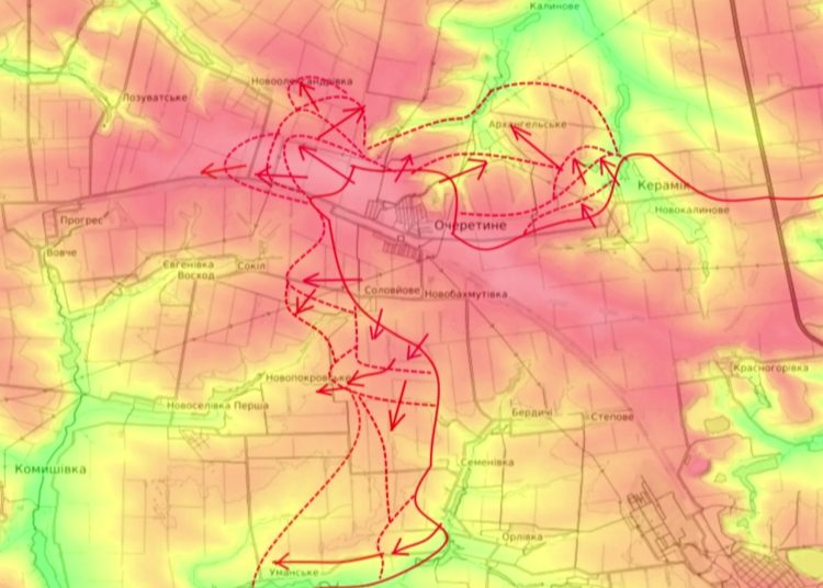 Армия РФ заняла новые позиции западнее Авдеевки