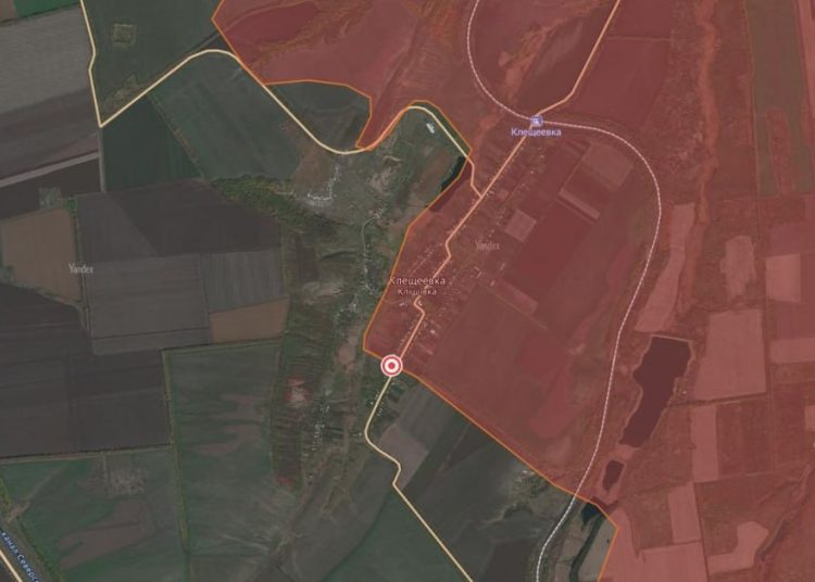 Российские войска освободили Клещеевку на Артемовском направлении Российские войска освободили Клещеевку на Артемовском направлении