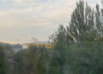 Центр Горловки под обстрелом ВСУ