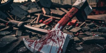 В Снежном пойман убийца, зарубивший женщину во время попойки В Снежном пойман убийца, зарубивший женщину во время попойки