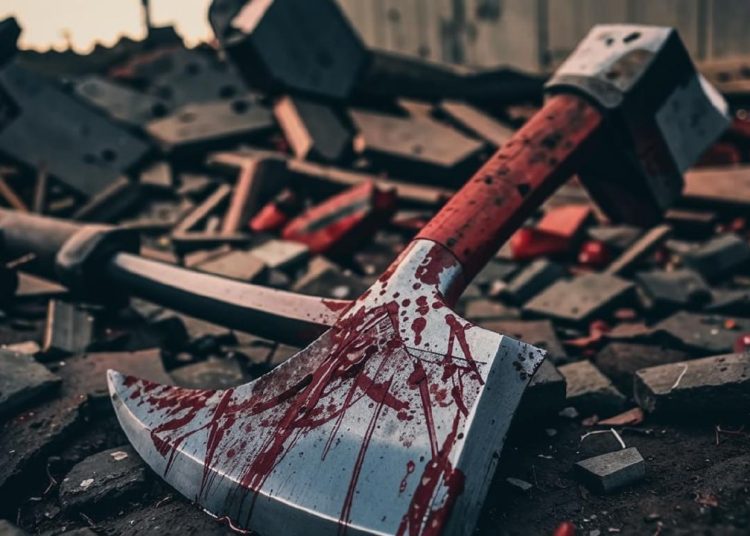 В Снежном пойман убийца, зарубивший женщину во время попойки В Снежном пойман убийца, зарубивший женщину во время попойки