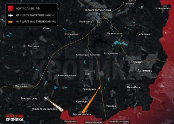 Войска РФ разламывают оборону боевиков после взятия Очеретино