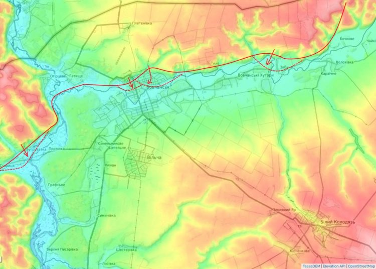 Подразделения ВСУ отступают из центра Волчанска Подразделения ВСУ отступают из центра Волчанска
