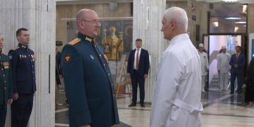 Министр обороны РФ Андрей Белоусов наградил бойцов СВО в госпитале им. Вишневского Министр обороны РФ Андрей Белоусов наградил бойцов СВО в госпитале им. Вишневского