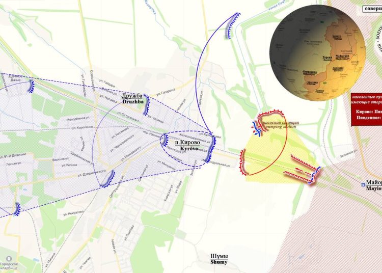 ВС РФ имеют успехи в продвижении под Горловкой ВС РФ имеют успехи в продвижении под Горловкой