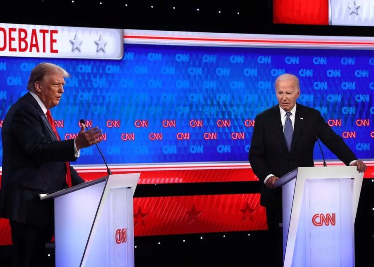 Трамп и Байден поссорились на дебатах из-за Украины