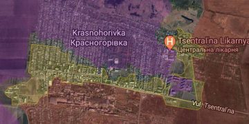 В Красногоровке остались гражданские, помогающие российским военным