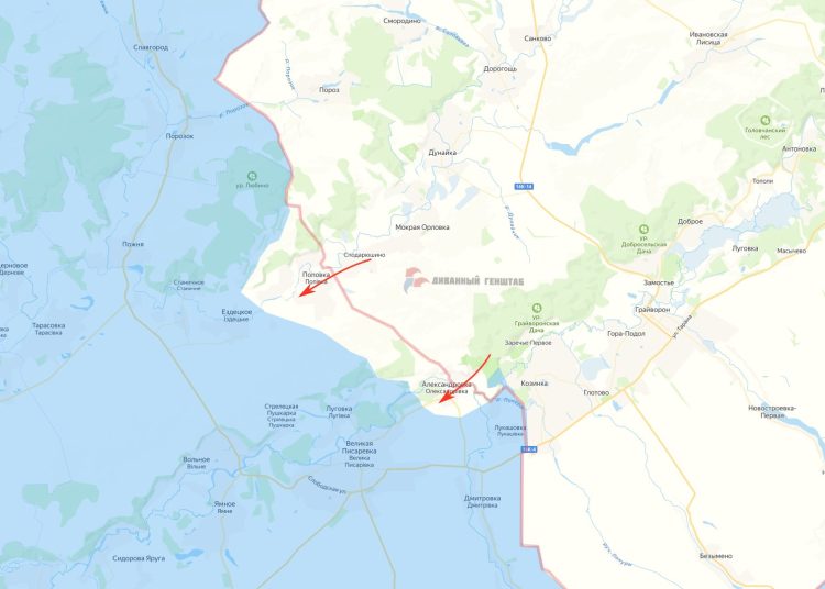 Российские войска вошли в 2 села в Сумской области