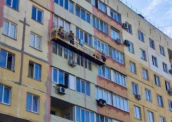 Завершение восстановления жилого дома на Маршала Жукова в Мариуполе