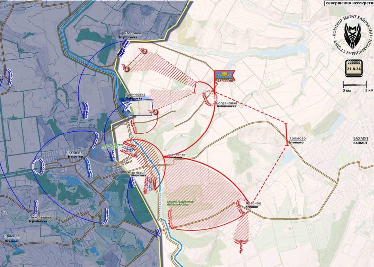Битва за Часов Яр: ВС РФ подошли вплотную к Григоровке Битва за Часов Яр: ВС РФ подошли вплотную к Григоровке