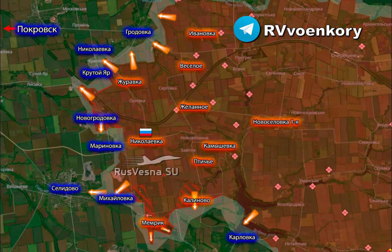 Киев потерял возможность сохранить Донбасс, карта боевых действий