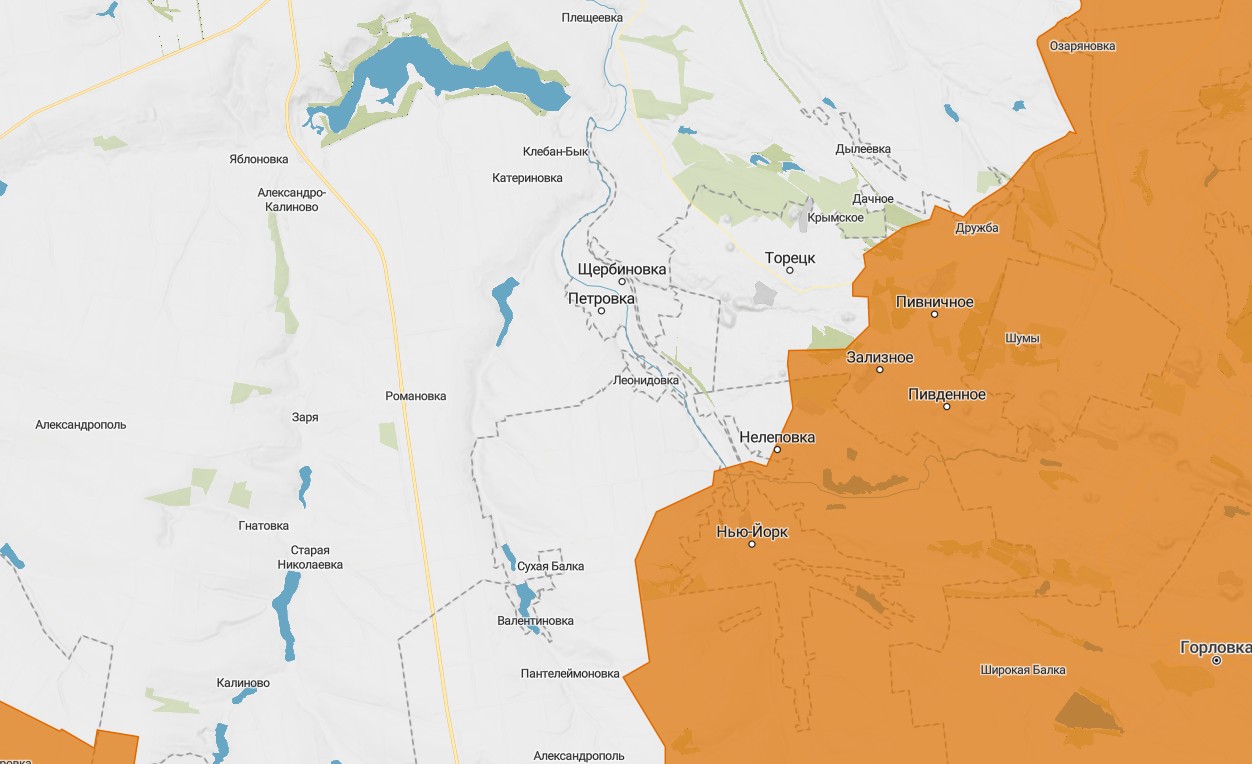 Войска РФ пробили выход на Украинск, карта боевых действий