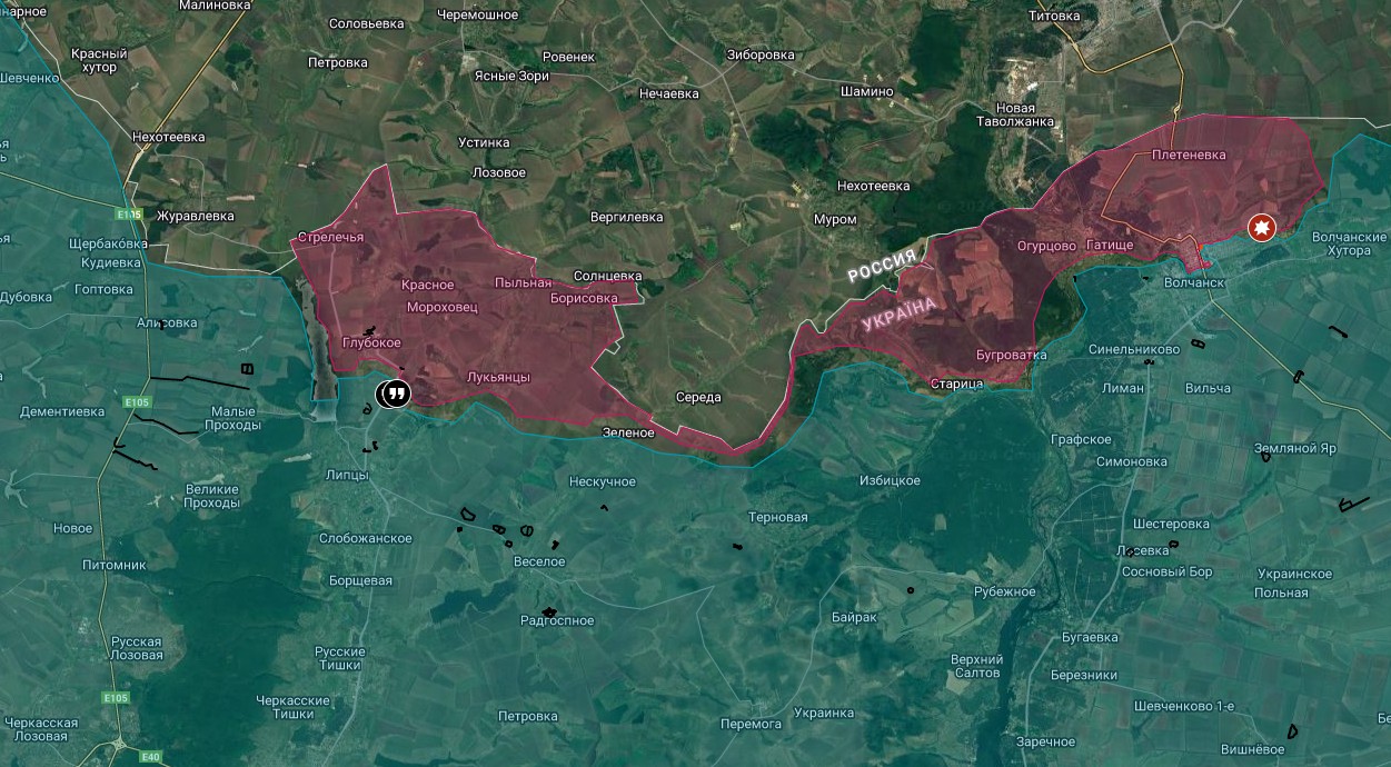 Войска РФ пробили выход на Украинск, карта боевых действий
