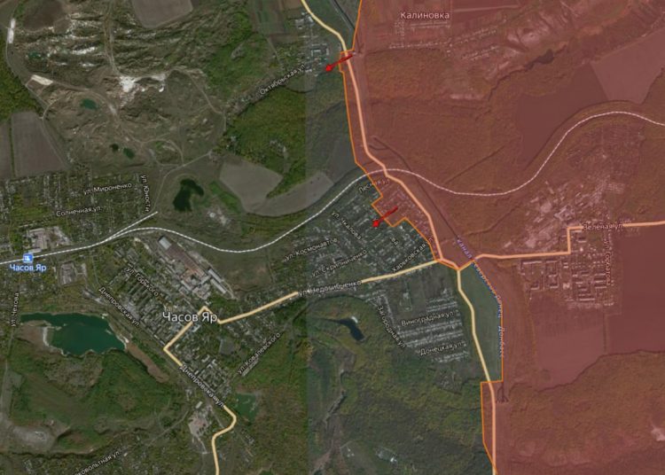 Битва за Часов Яр: ВС РФ продвинулись на восточных окраинах города и в Калиновке Битва за Часов Яр: ВС РФ продвинулись на восточных окраинах города и в Калиновке