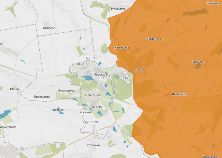 Битва за Часов Яр: ВС РФ заняли несколько опорных пунктов противника