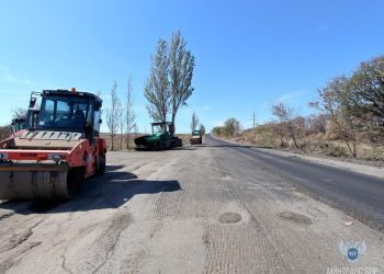 Завершается ремонт трассы регионального значения Великая Новоселка — Старобешево — Амвросиевка