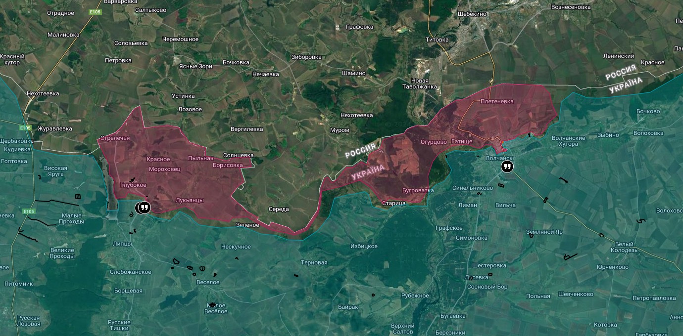 ВСУ отступают из центра Торецка, карта боевых действий