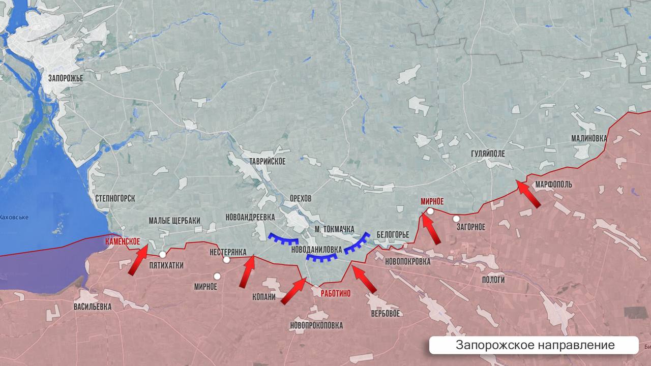 Окружение Селидово с трёх сторон фактически завершено, карта боевых действий