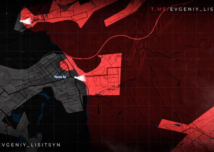 ВС РФ берут Селидово в «клещи», карта боевых действий