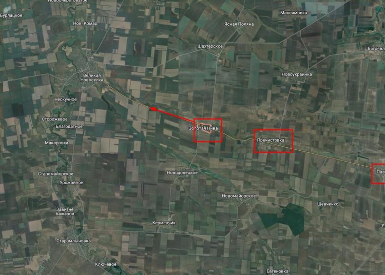 ВС РФ взяли под полный контроль село Золотая Нива под Угледаром