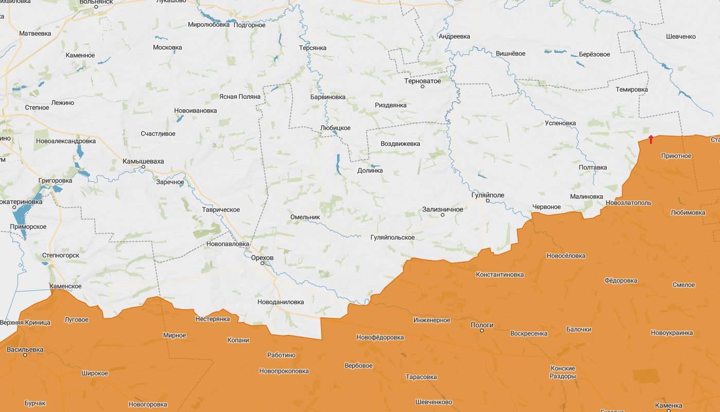 ВС РФ полностью освободили и закрепились в Невском, карта боевых действий