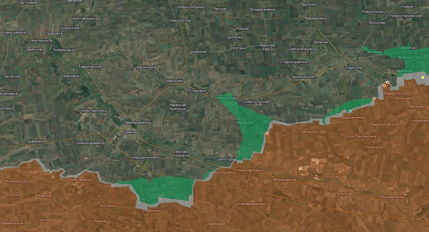 ВС РФ освободили Александрополь, Горняк и Селидово, карта боевых действий