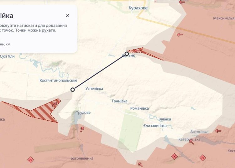 Российские войска замыкают котёл с боевиками южнее Курахово