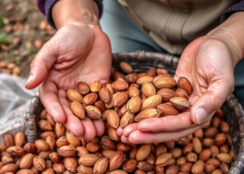 В Донбассе соберут 38 тонн редкого миндаля