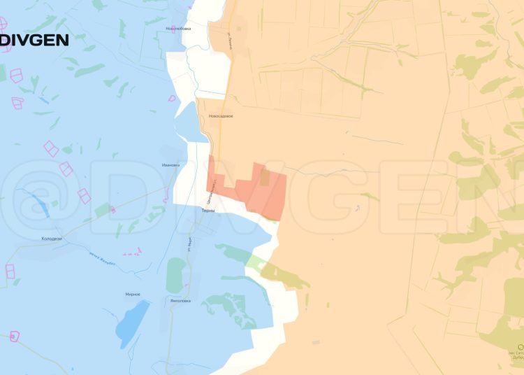 Битва за Терны: несколько взводов ВСУ попали в окружение