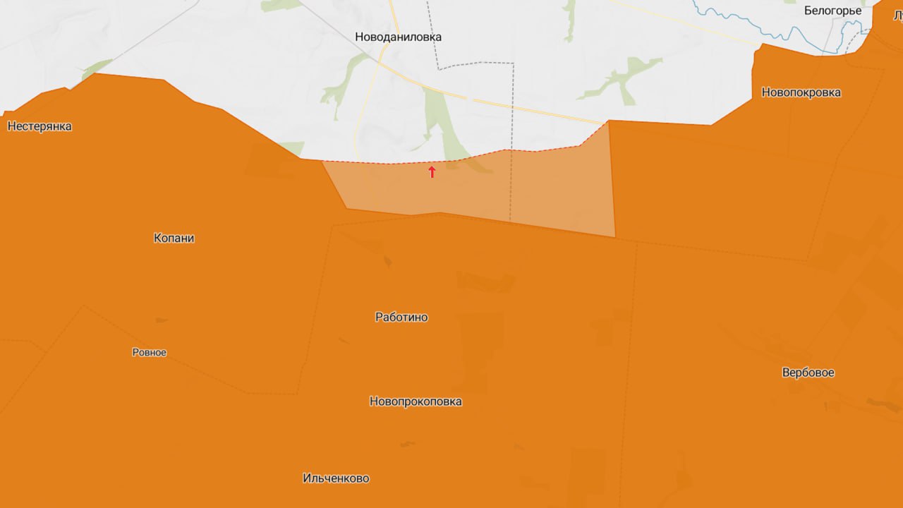 ВС РФ освободили Новую Ильинку под Курахово, карта боевых действий