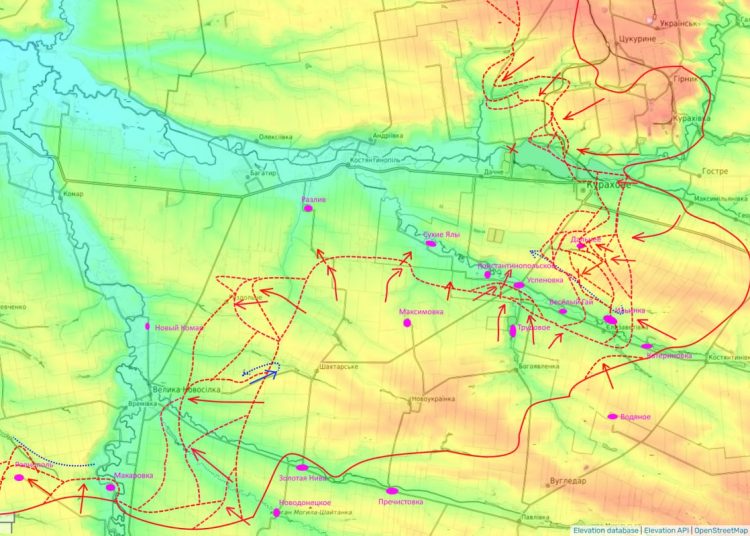 Битва за Курахово: ВСУ потеряли контроль над витуацией
