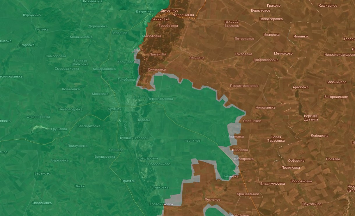 ВС РФ освободили Максимовку, Катериновку и зашли Елизаветовку, карта боевых действий