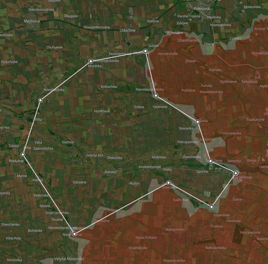В Курском приграничье резко обострилась ситуация, карта боевых действий