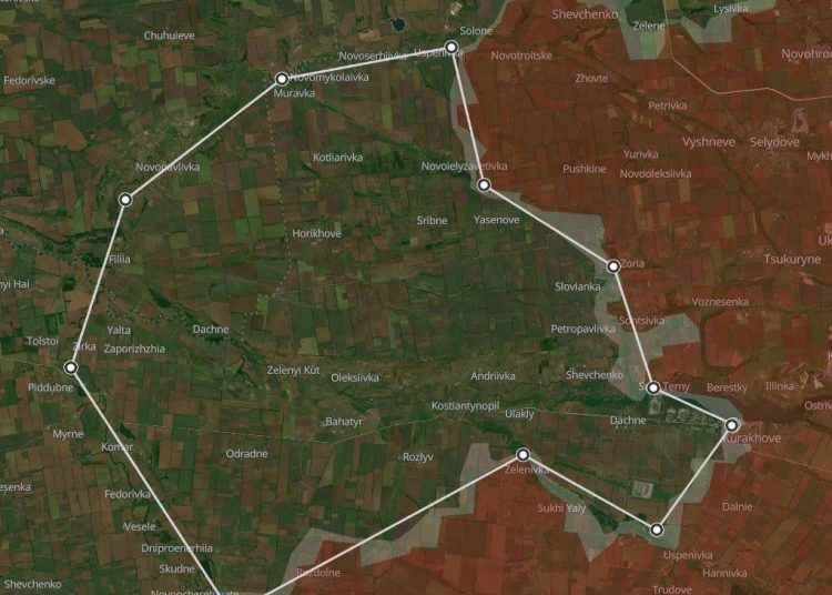 Битва за Курахово: Под контроль ВС РФ перейдёт около 580 квадратных километров территории