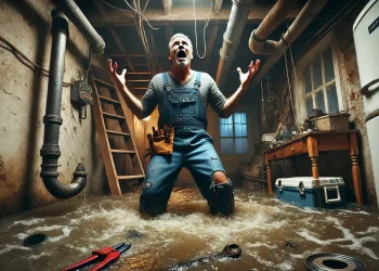 В Будённовском районе Донецка не могут устранить течь воды в подвале