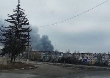 Рынок «Лазурный» сгорел из-за обстрела в Покровске