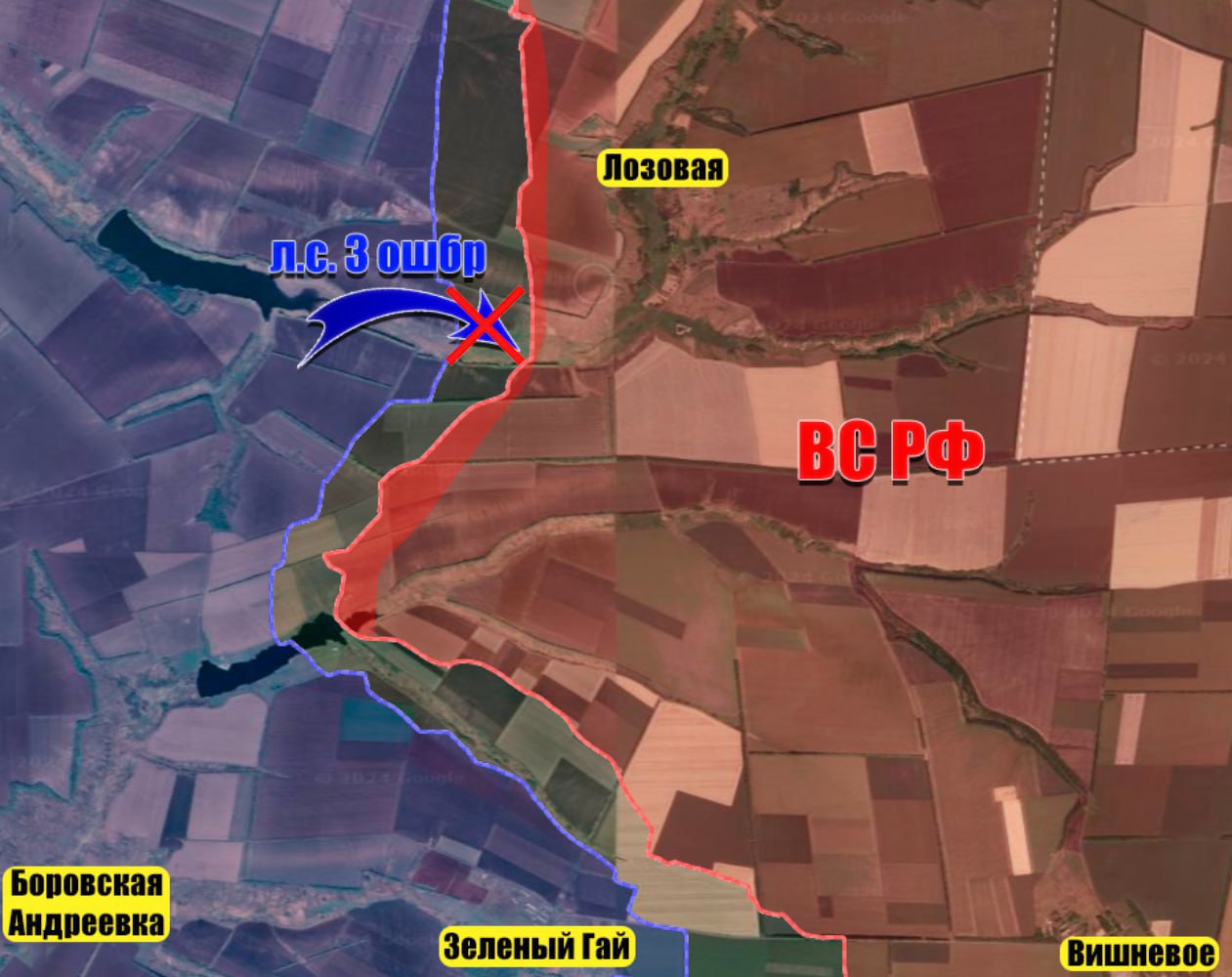 Отход ВСУ из Курской области откроет путь для продвижения ВС РФ, карта боевых действий